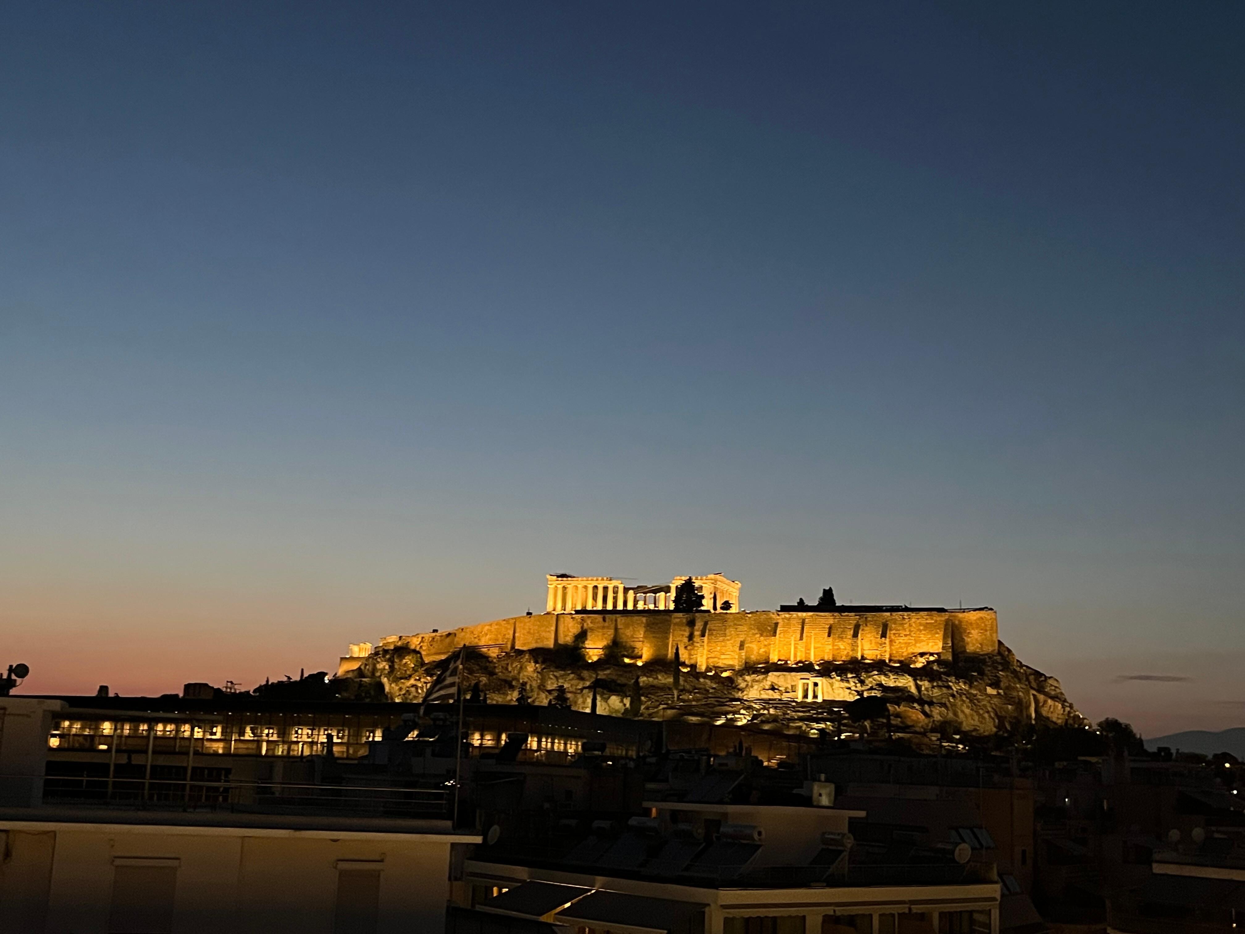 View from The Rooftop restaurant.