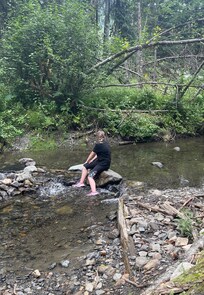 Creek was so tranquil