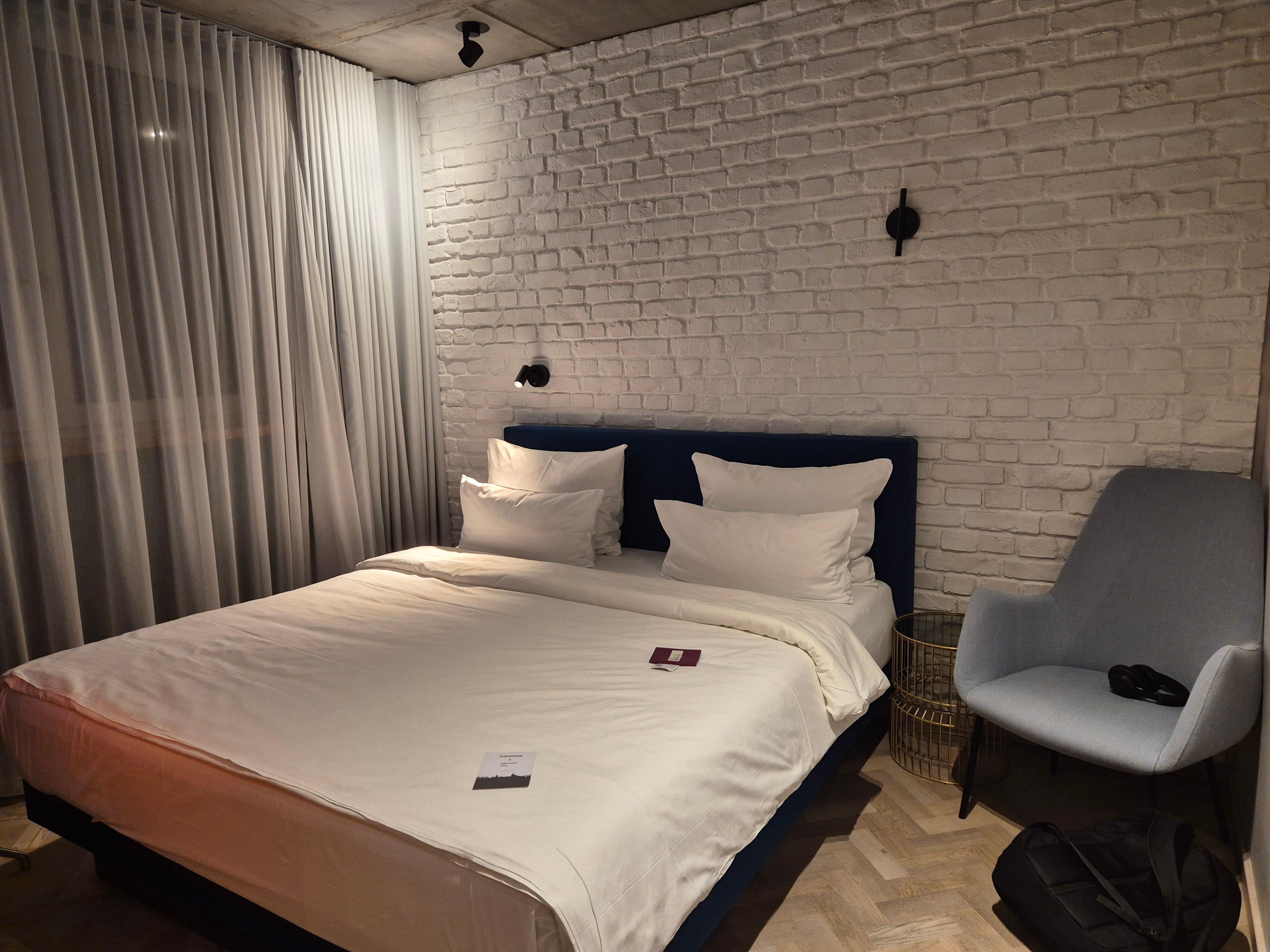 Room with bed