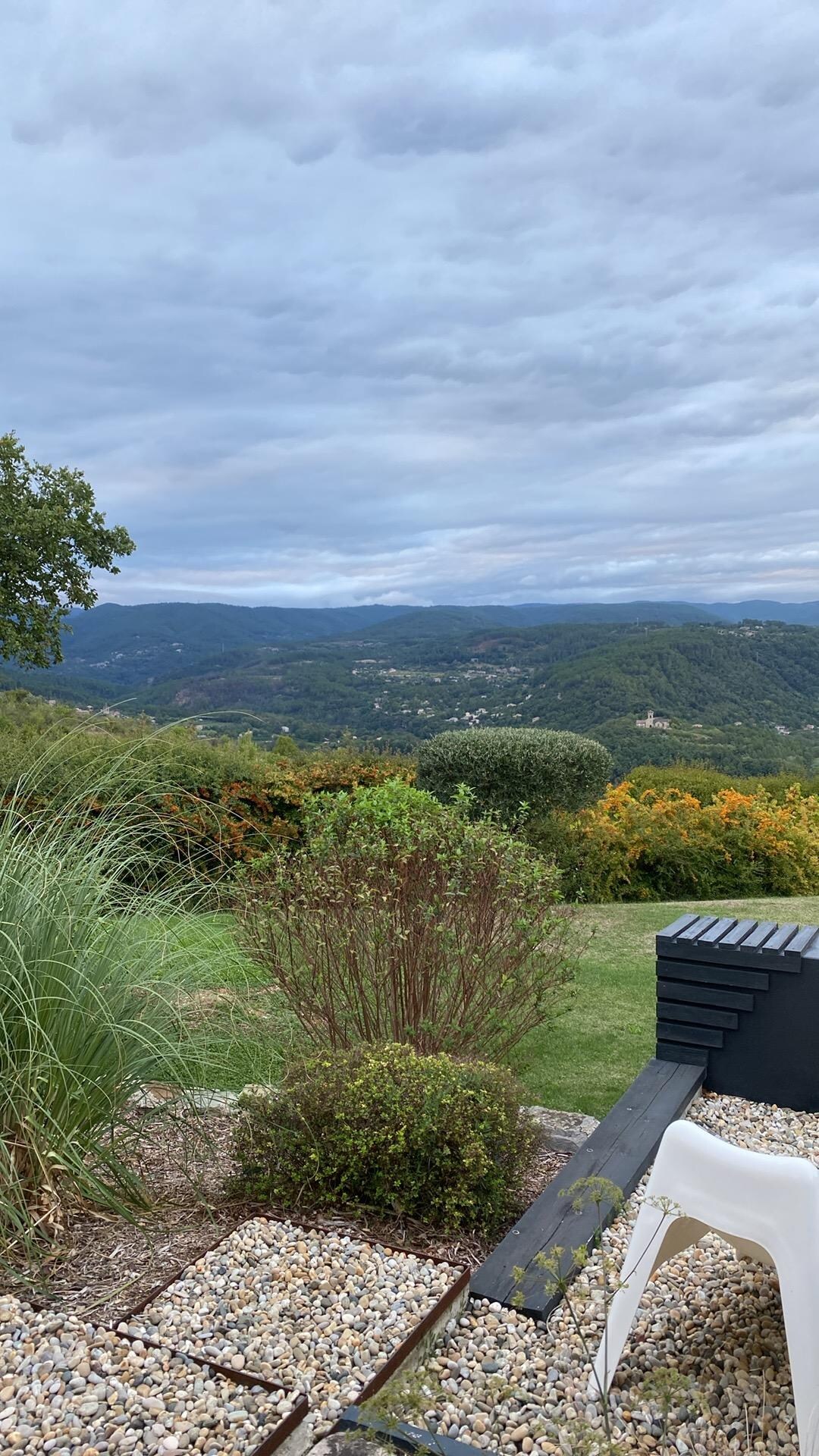 Vue depuis la terrasse 