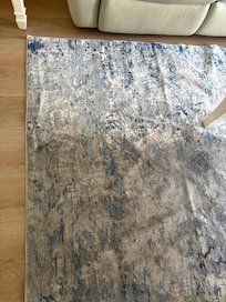 That is not sunlight on part of the rug. That is the part under the couch vs blackened rug. 🤢