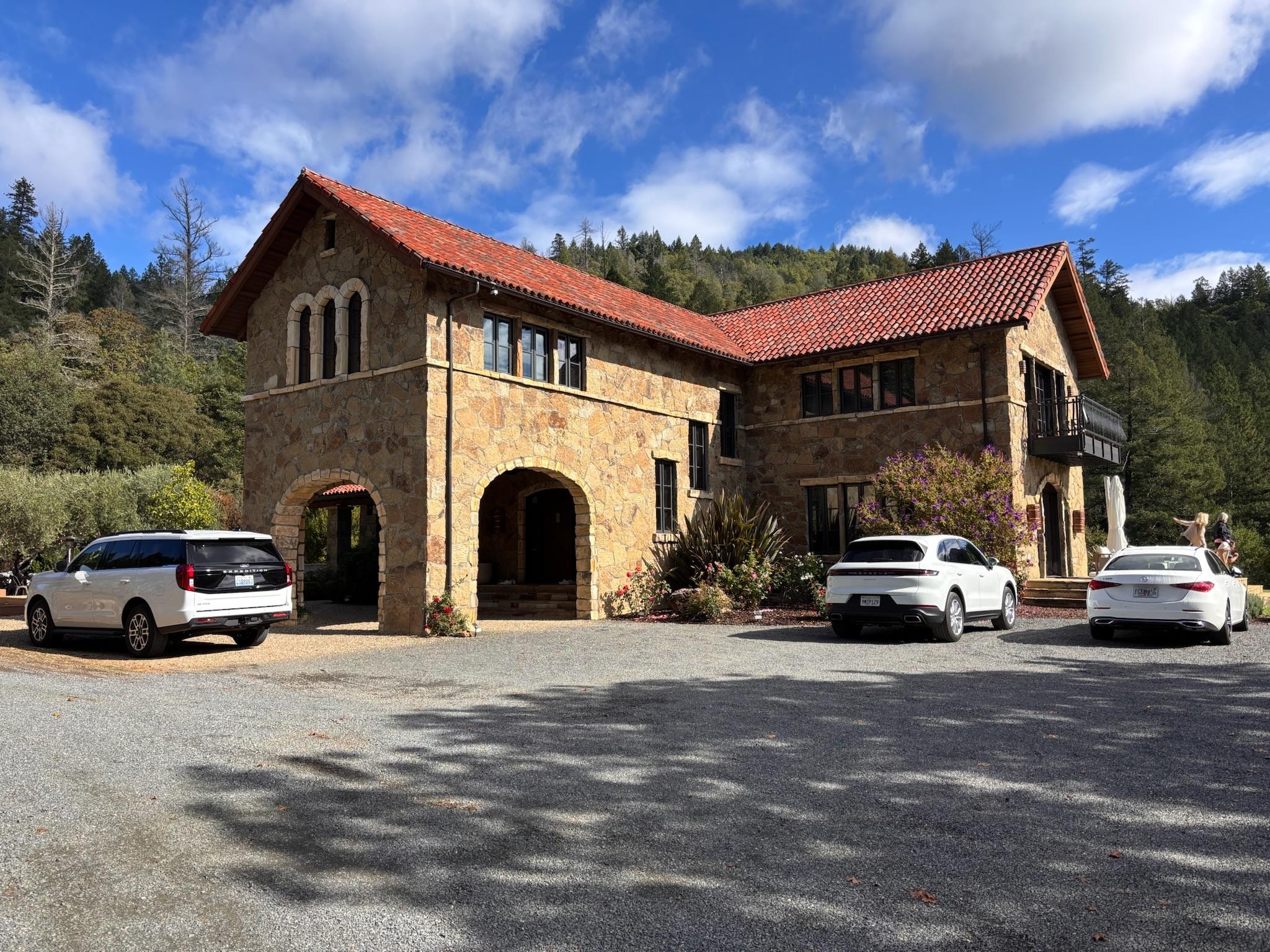 Beautifully private
house.