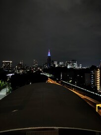 This was the night view