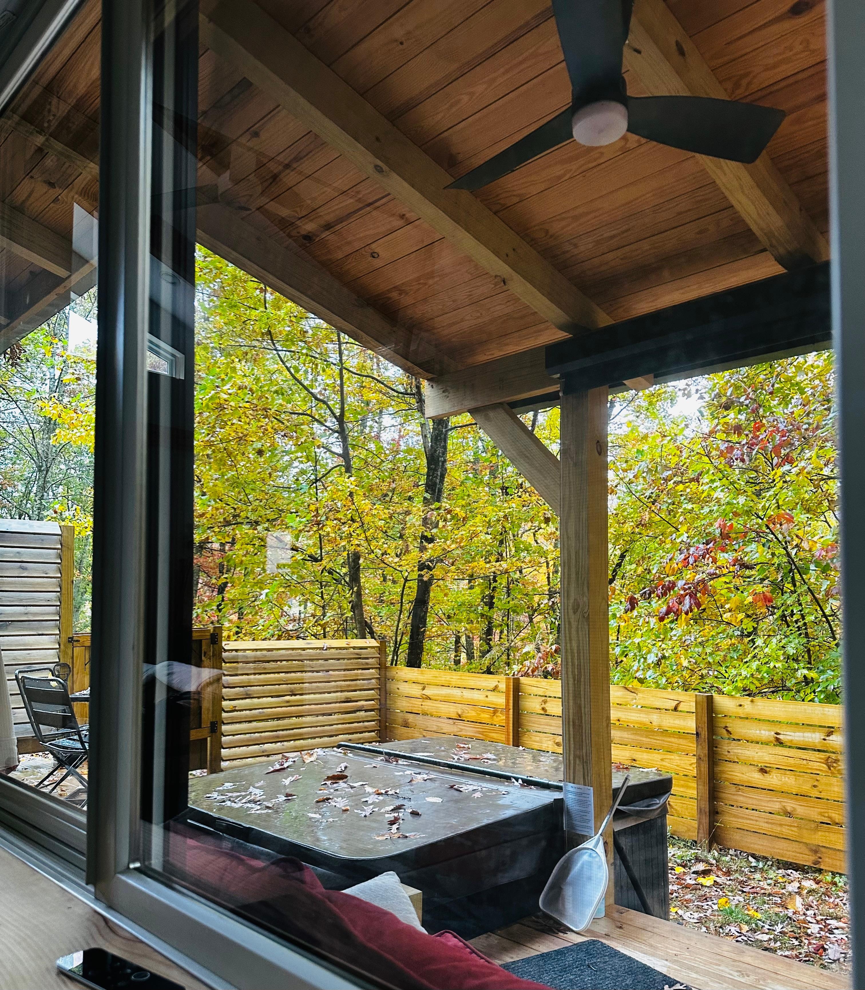 This is the view from the bed! Why would anyone wanna leave!!  