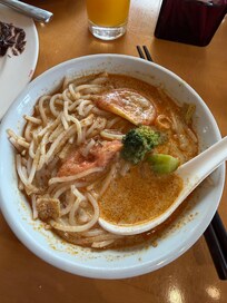 Breakfast Laksa custom made for me - delicious!