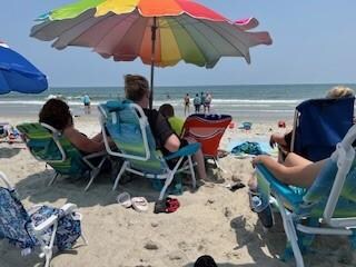 Enjoying the beach