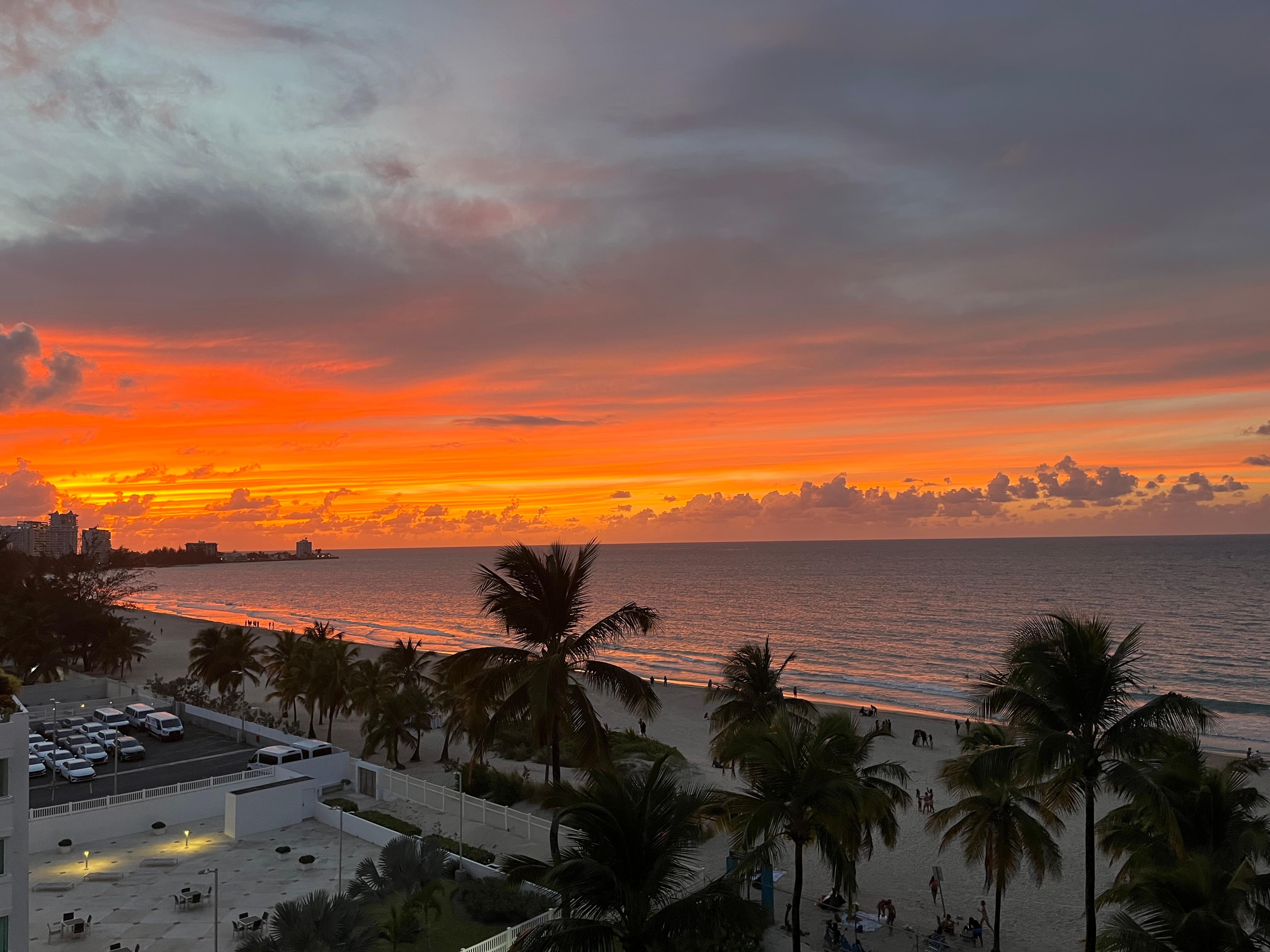 Spectacular Sunset on one of the evenings 