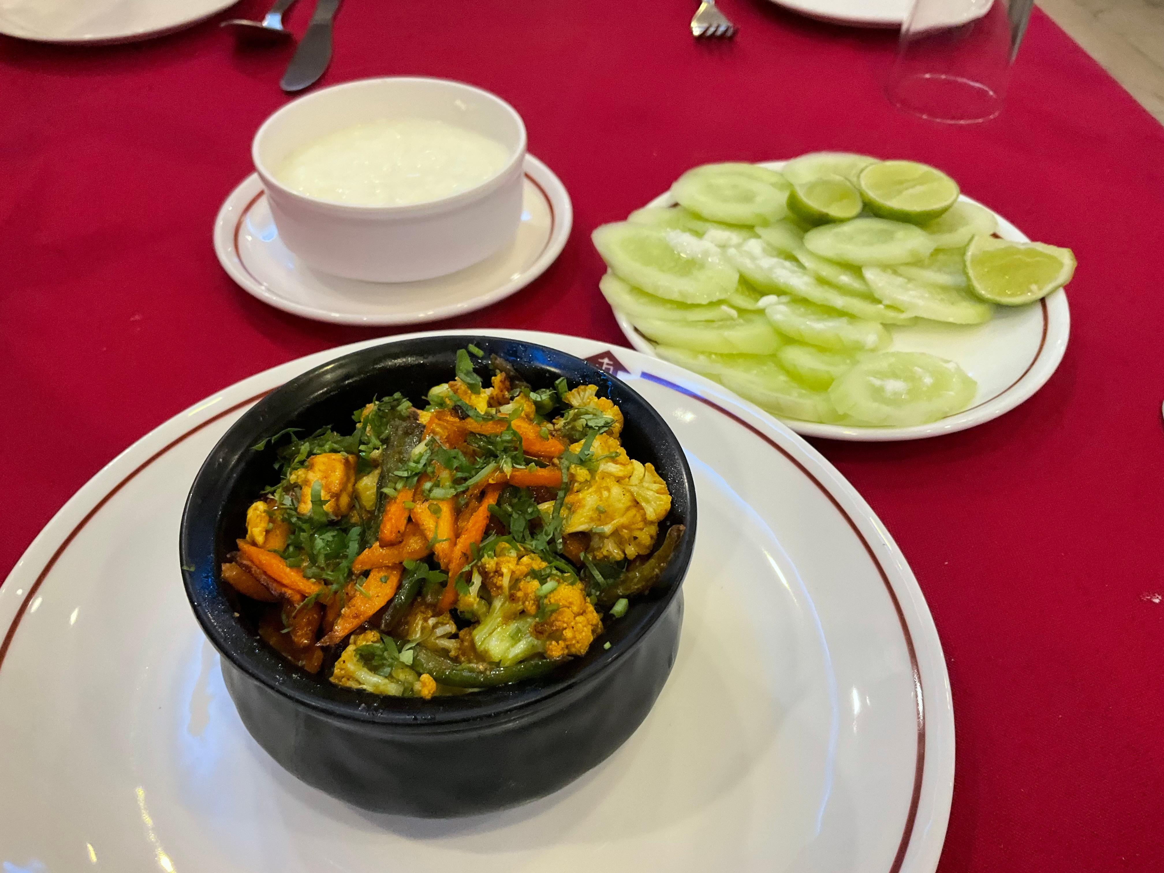 Dinner at the restaurant... the food is excellent... great cook... but terrible service of waiters