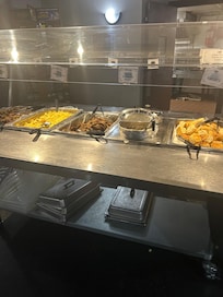 Fresh real eggs, awesome biscuits and gravy. Seasoned potato wedges