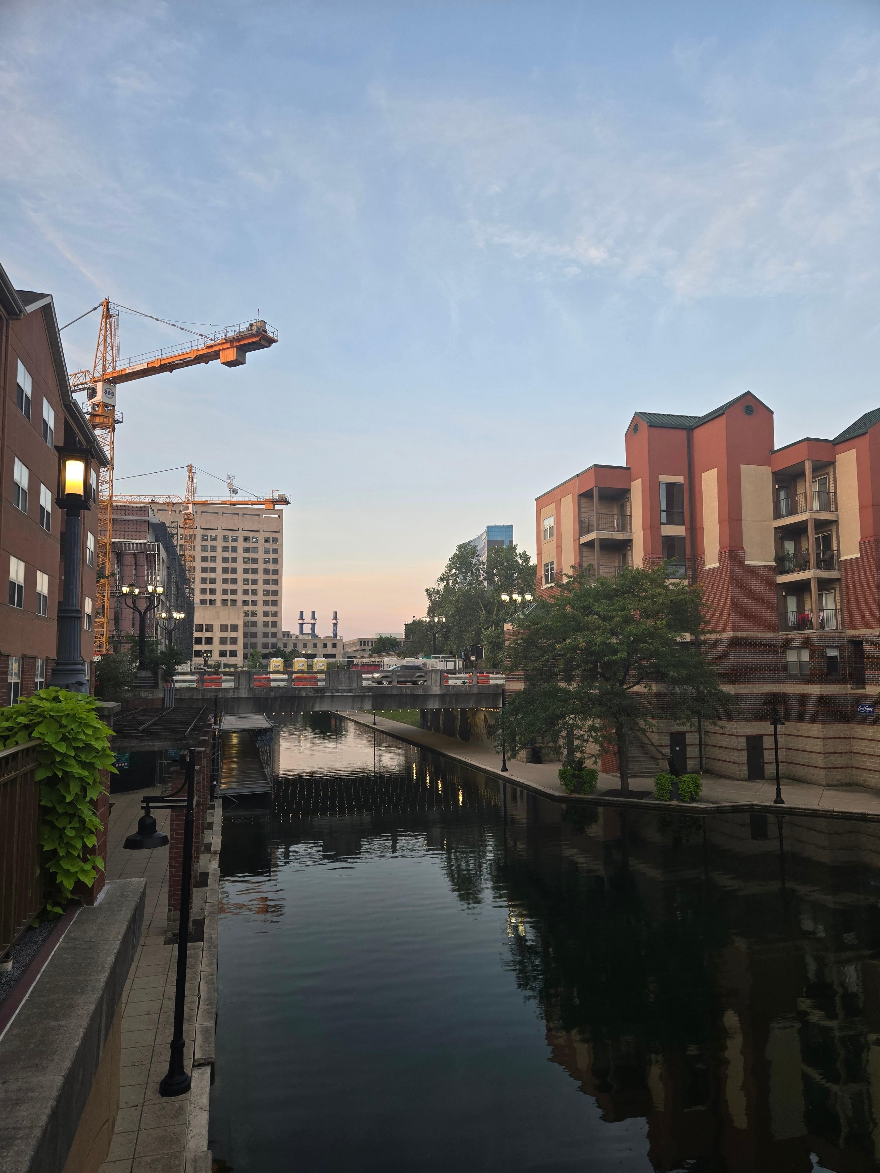 Breakfast patio view.  Direct access to canal. 