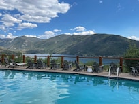 Now this is a pool with a view!