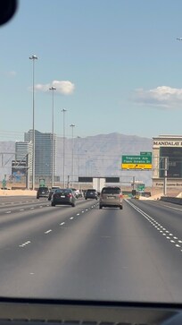 The drive on highway 15 to the strip every morning!