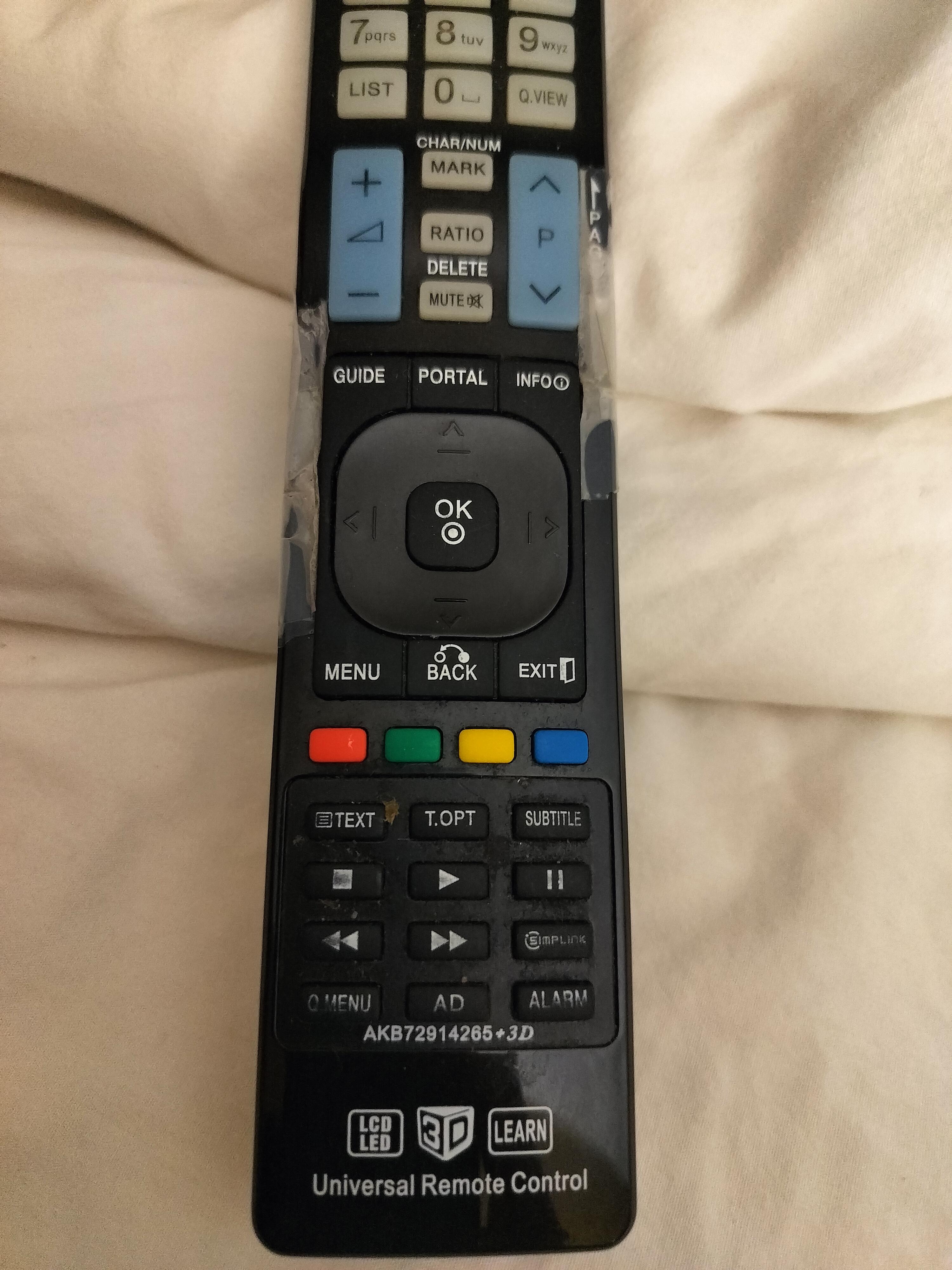 Broken remote 