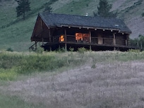 Cabin from river