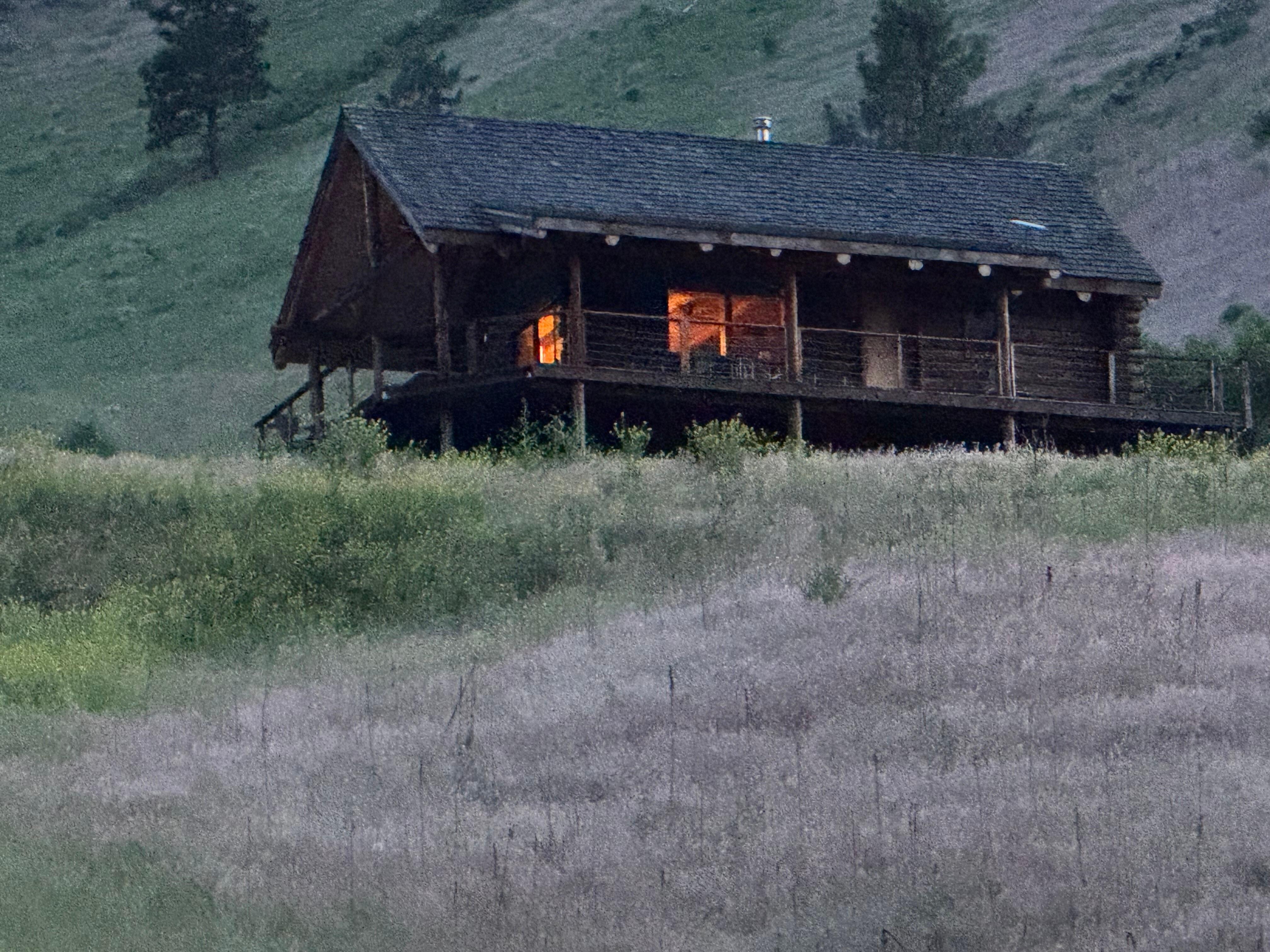 Cabin from river