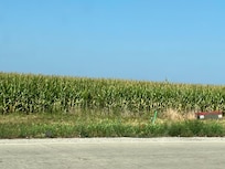 The comforts of home. Corn fields for miles!