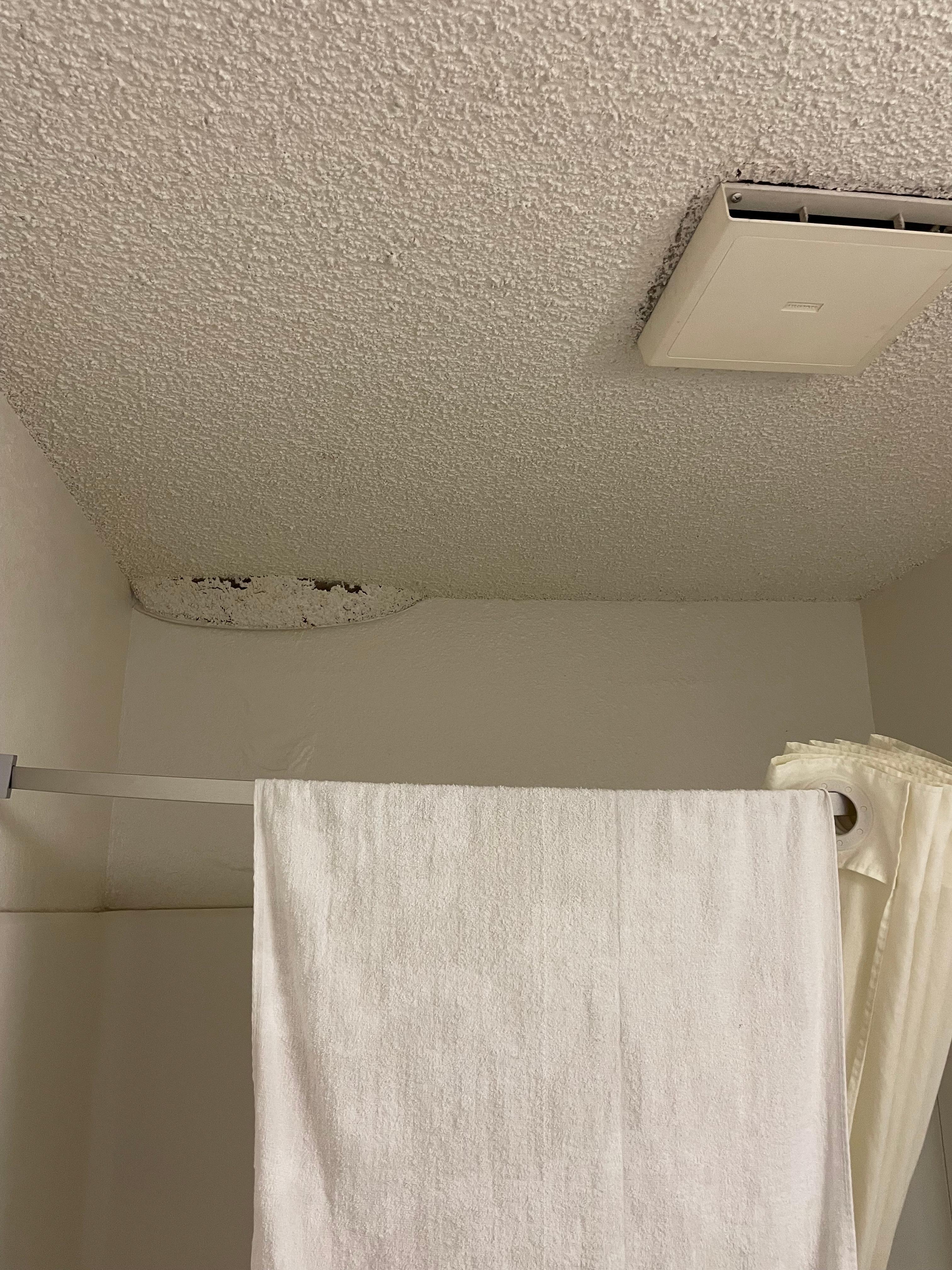 They call clean towels, and the mold from the bathroom 🤣