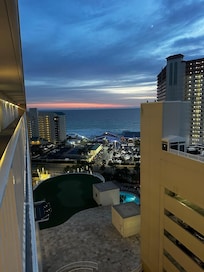 Just across the street