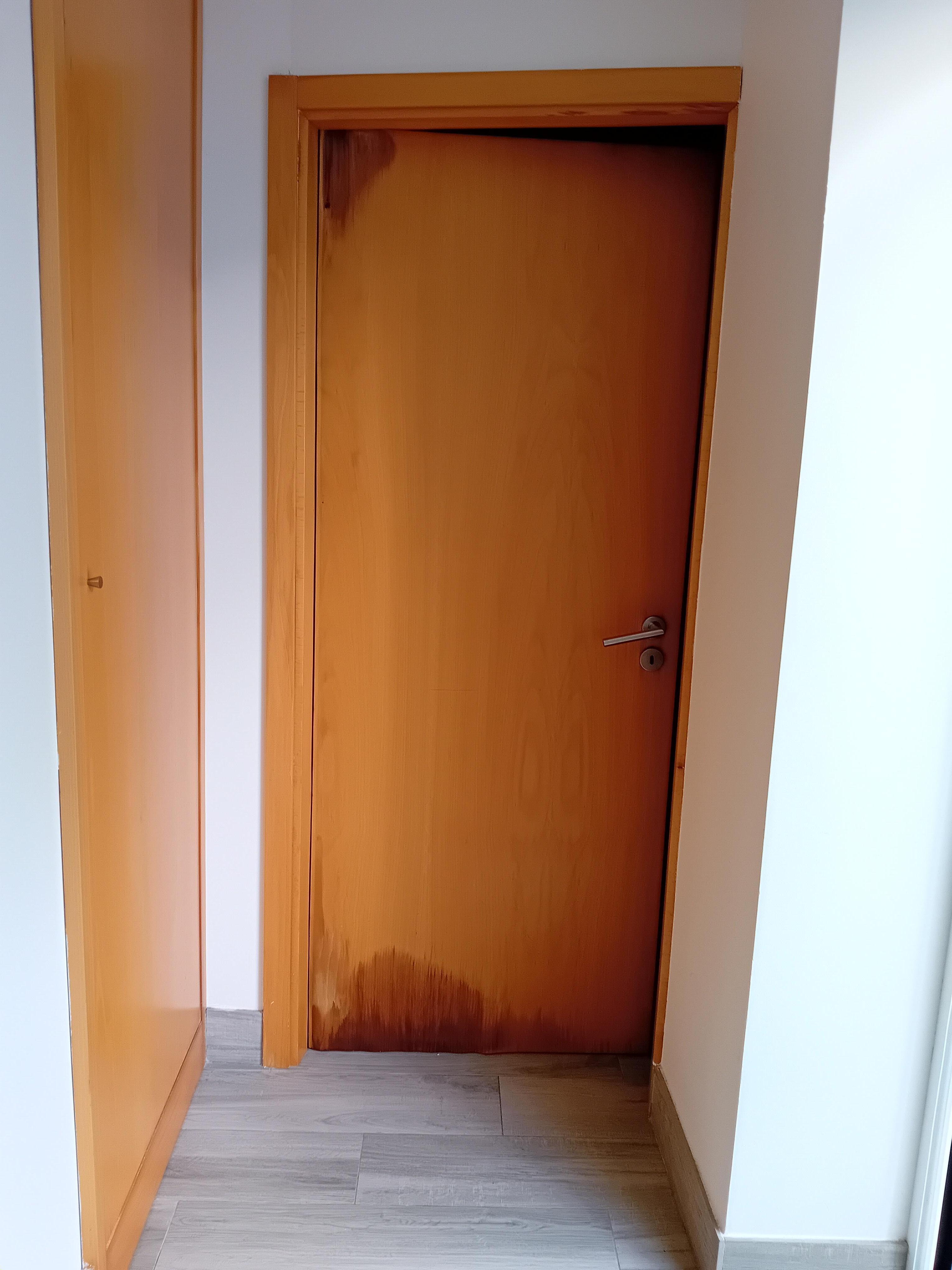 living room side of bedroom door