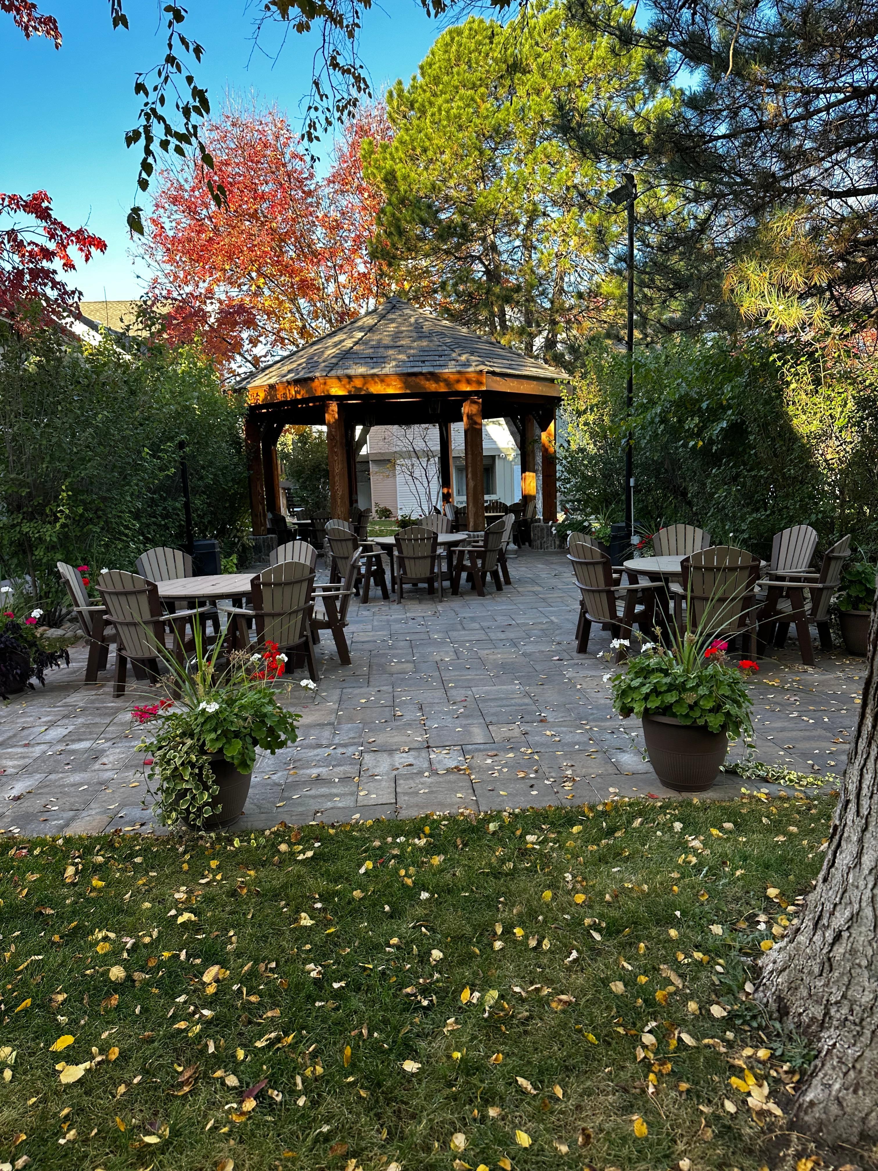 Outdoor gathering area