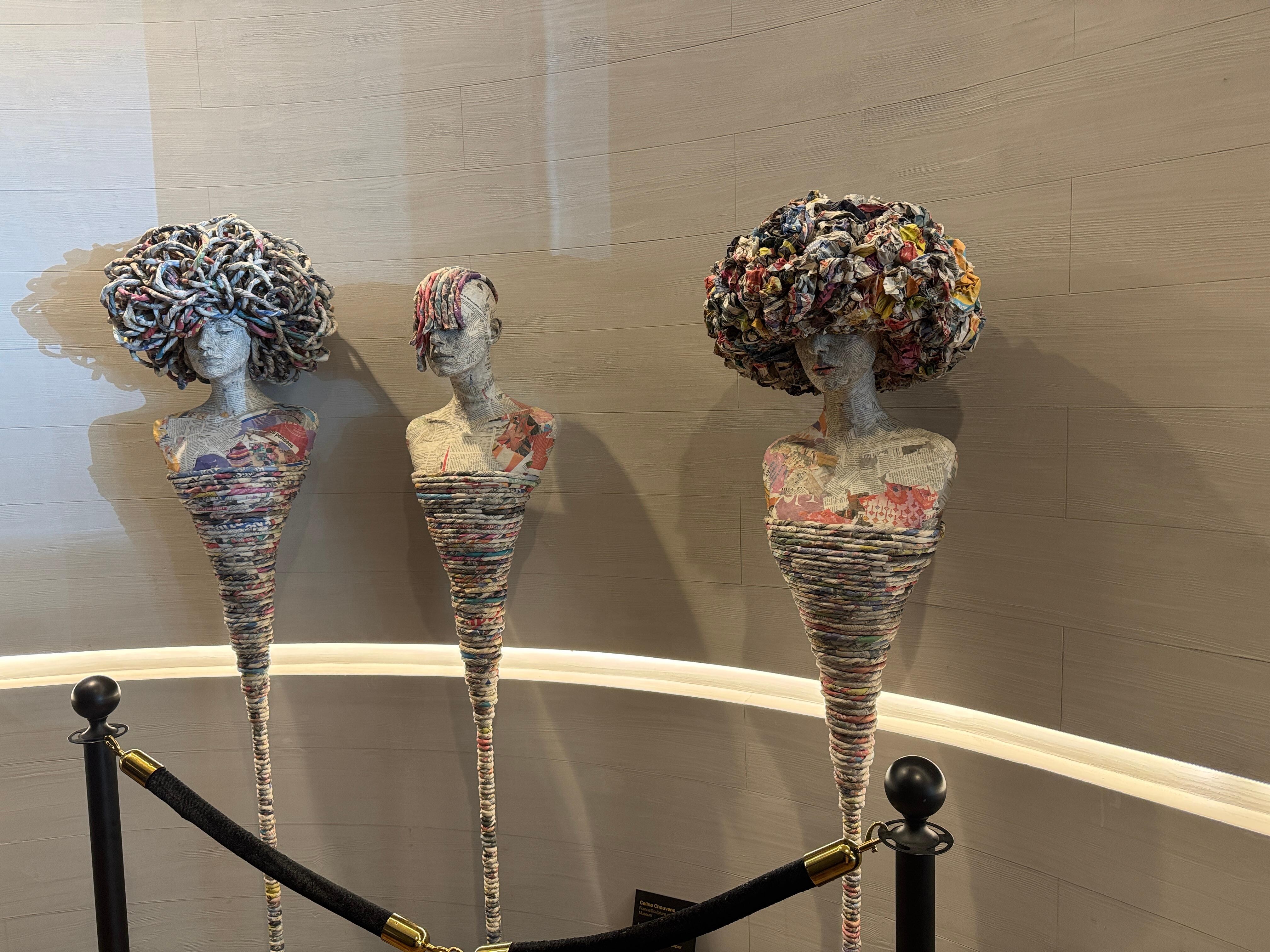 Love these hair art pieces!