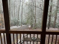 Was cold enough to snow!