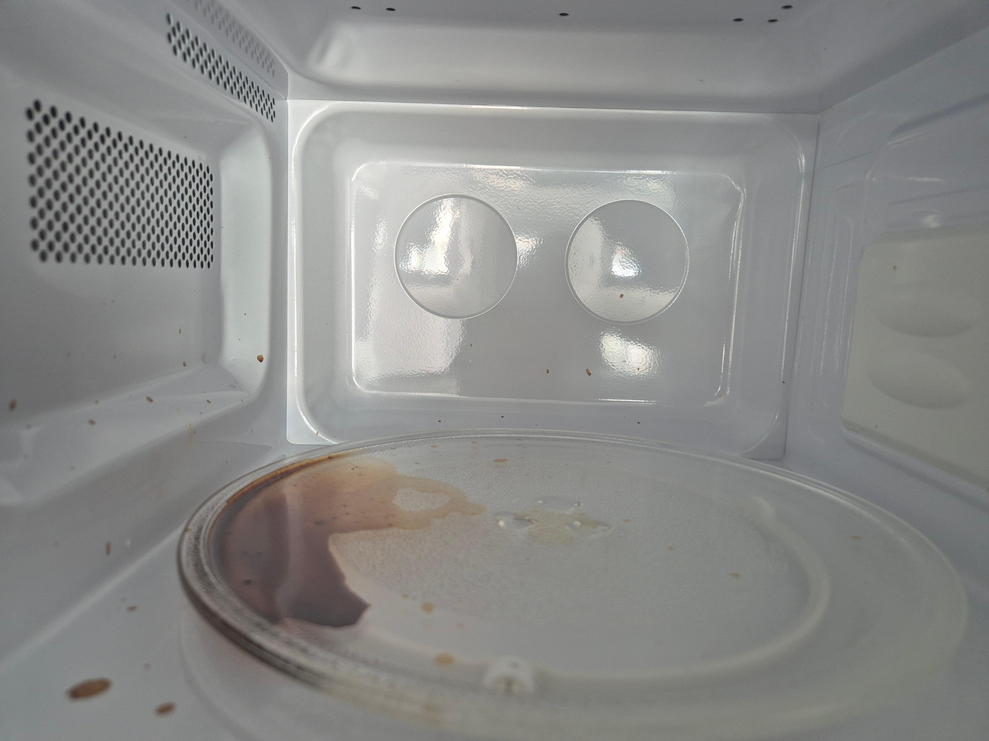 Microwave was dirty 