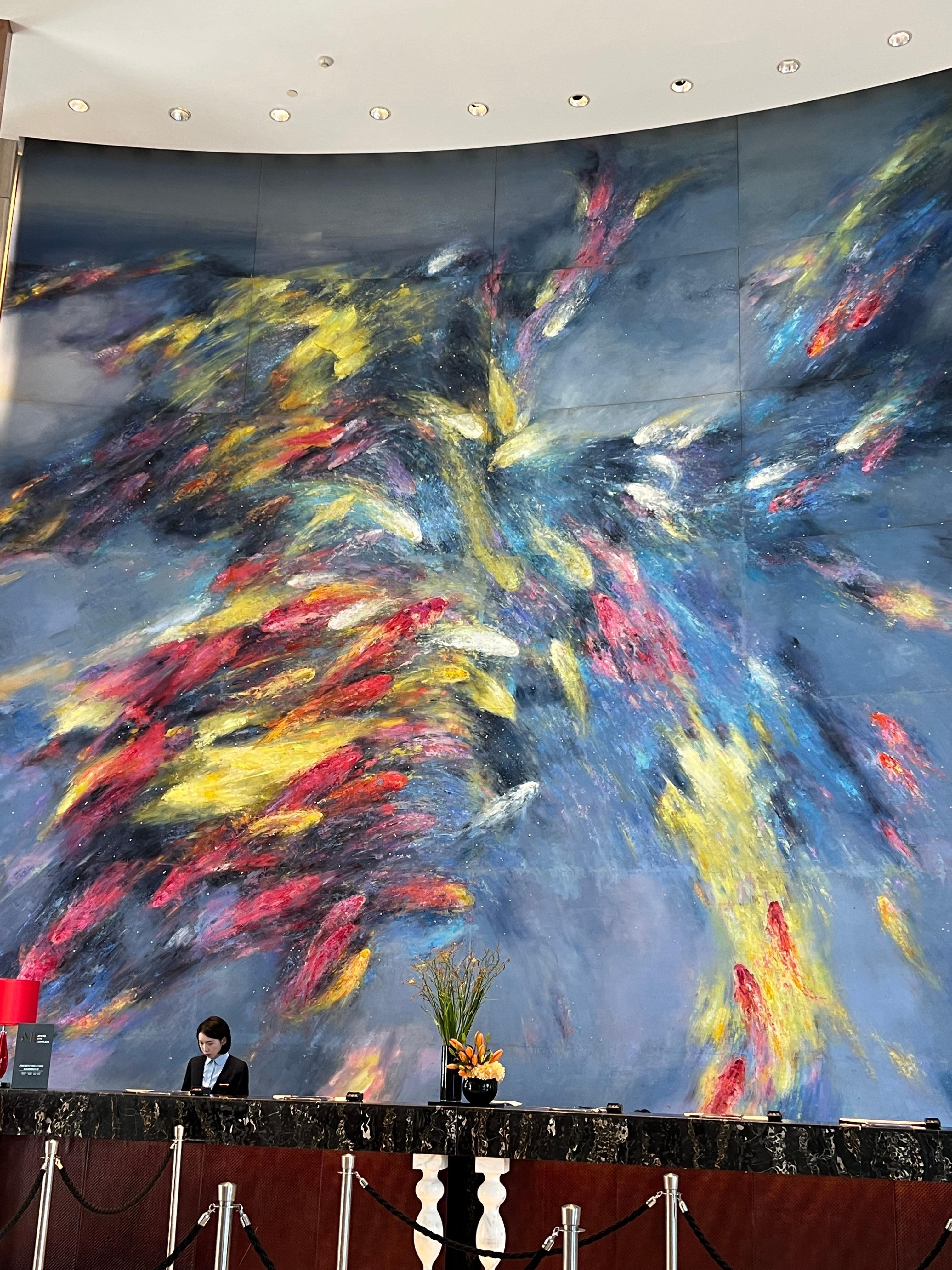 This is the reception area