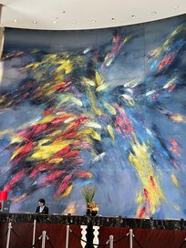 This is the reception area