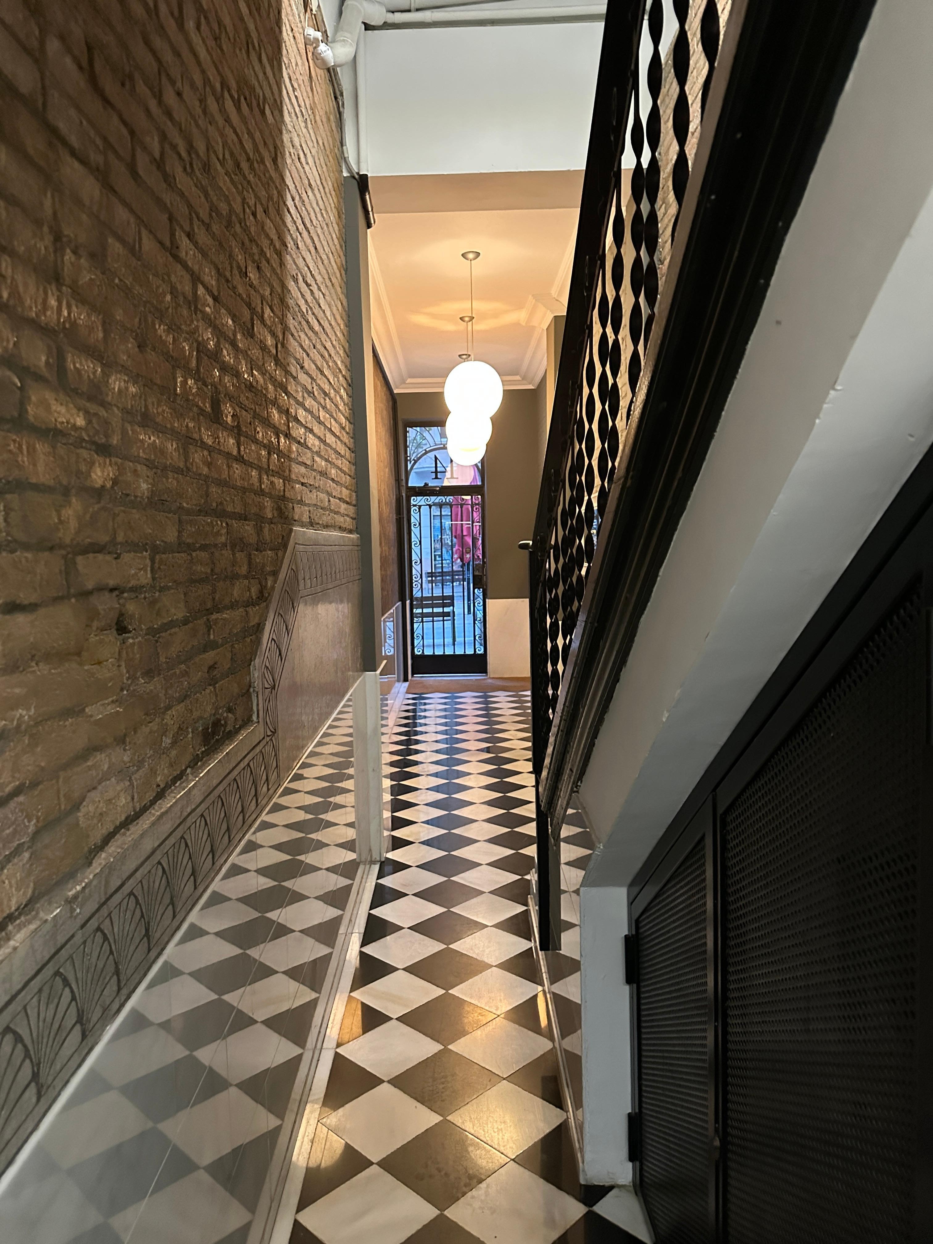 Very quiet and safe with private entrance from the street.