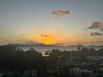 Sunset from the balcony