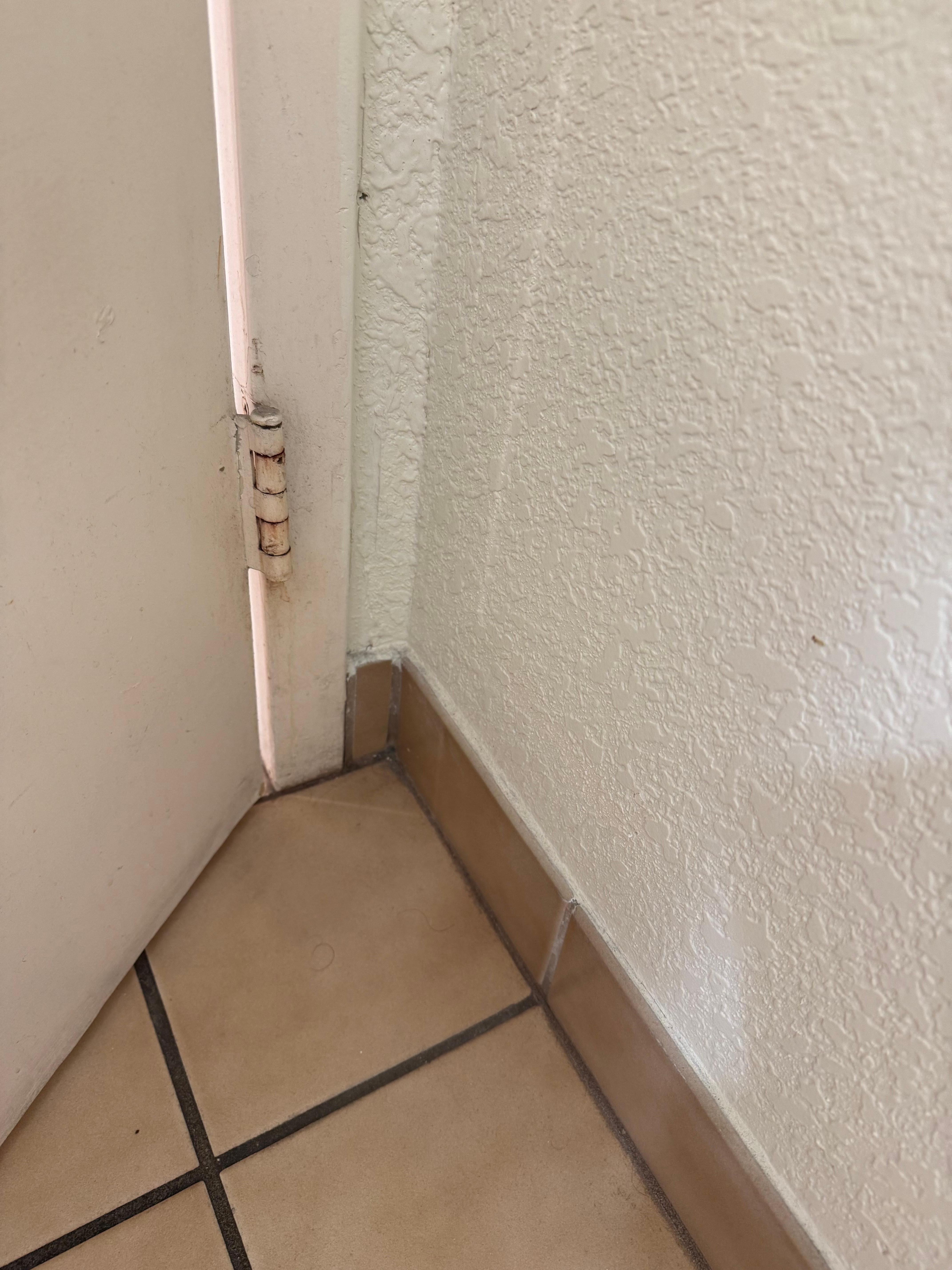 Floor in bathroom