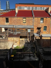 View at the rear of the hotel