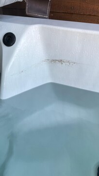 Dirty hot tub