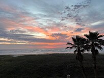 Sunrise from the balcony.