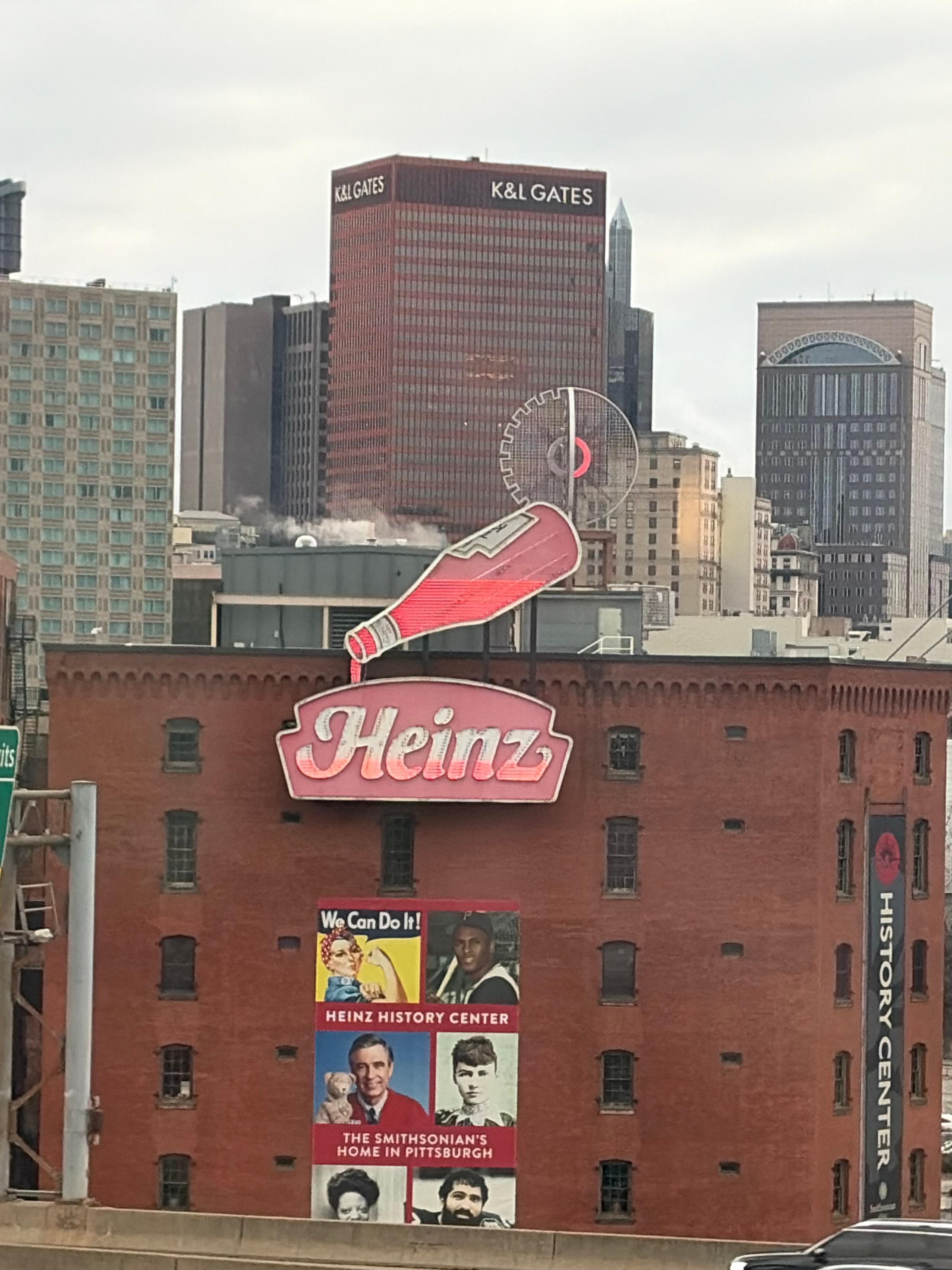 View from the hallway! Right next to Heinz museum 