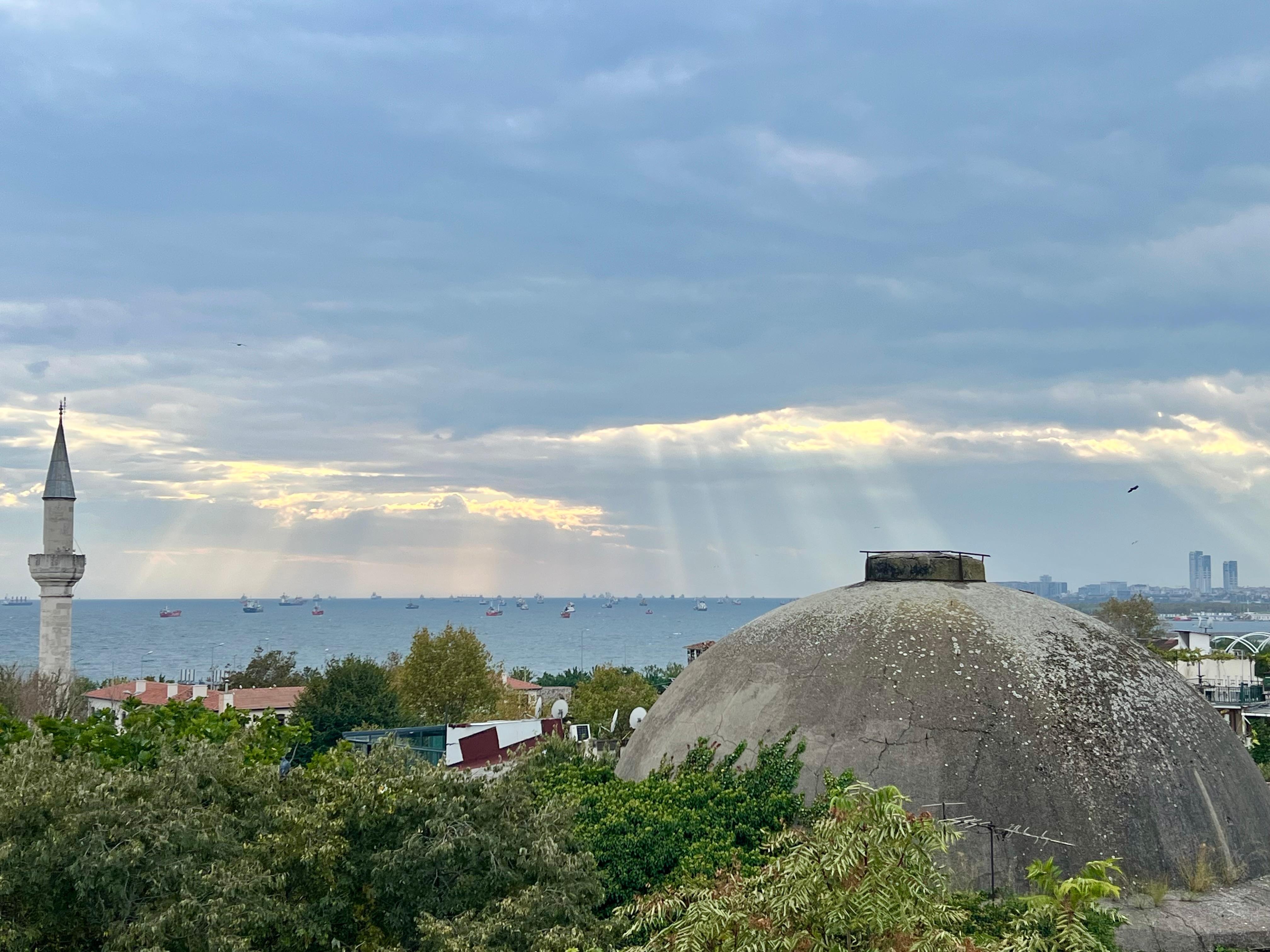 One View from the rooftop terrace