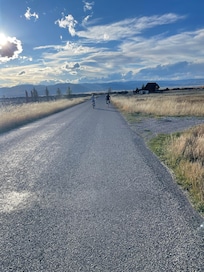 Bike ride down the road