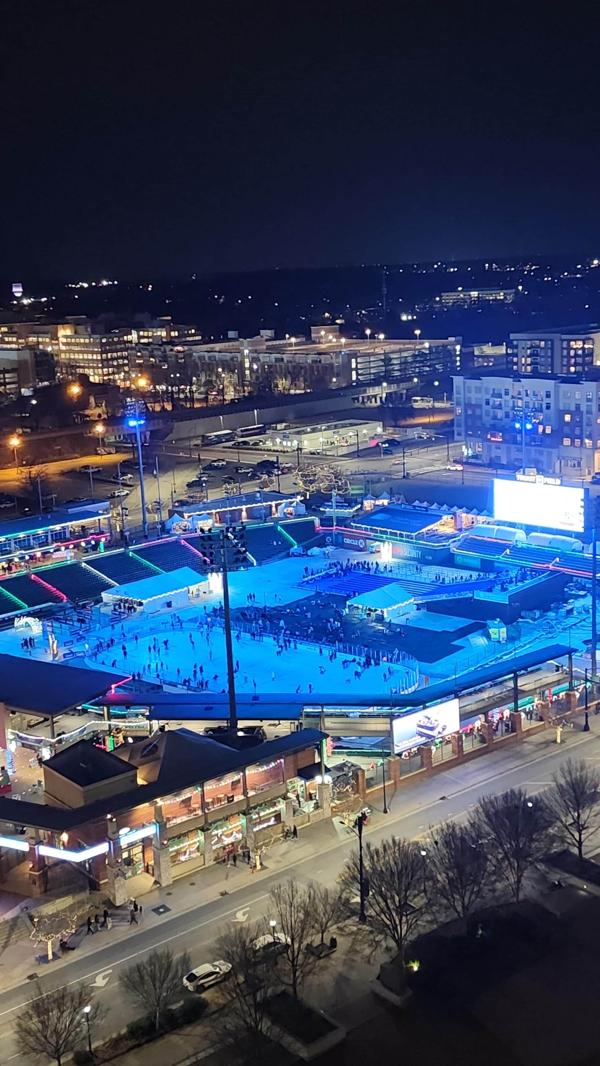 View from the balcony 