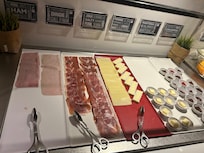 Cheese/meats at breakfast