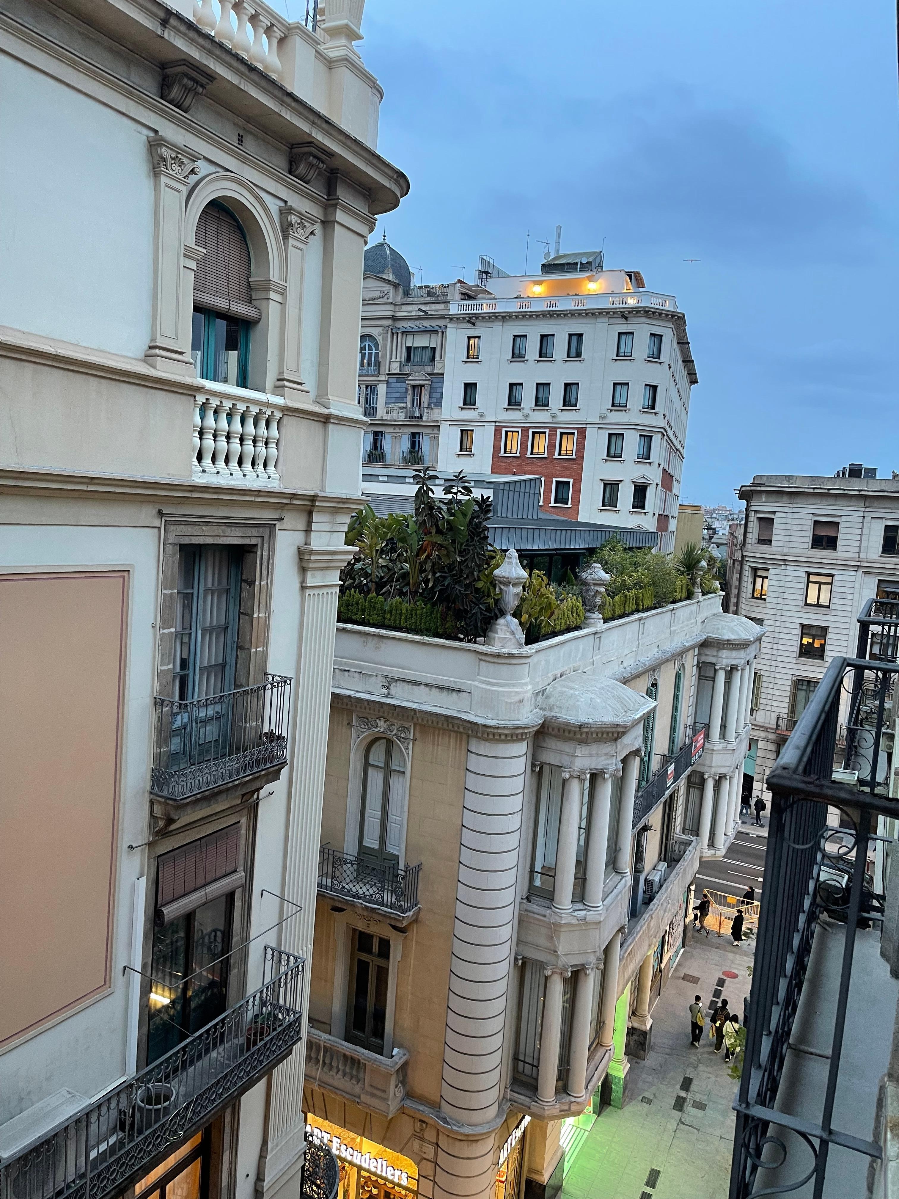 View from our balcony 