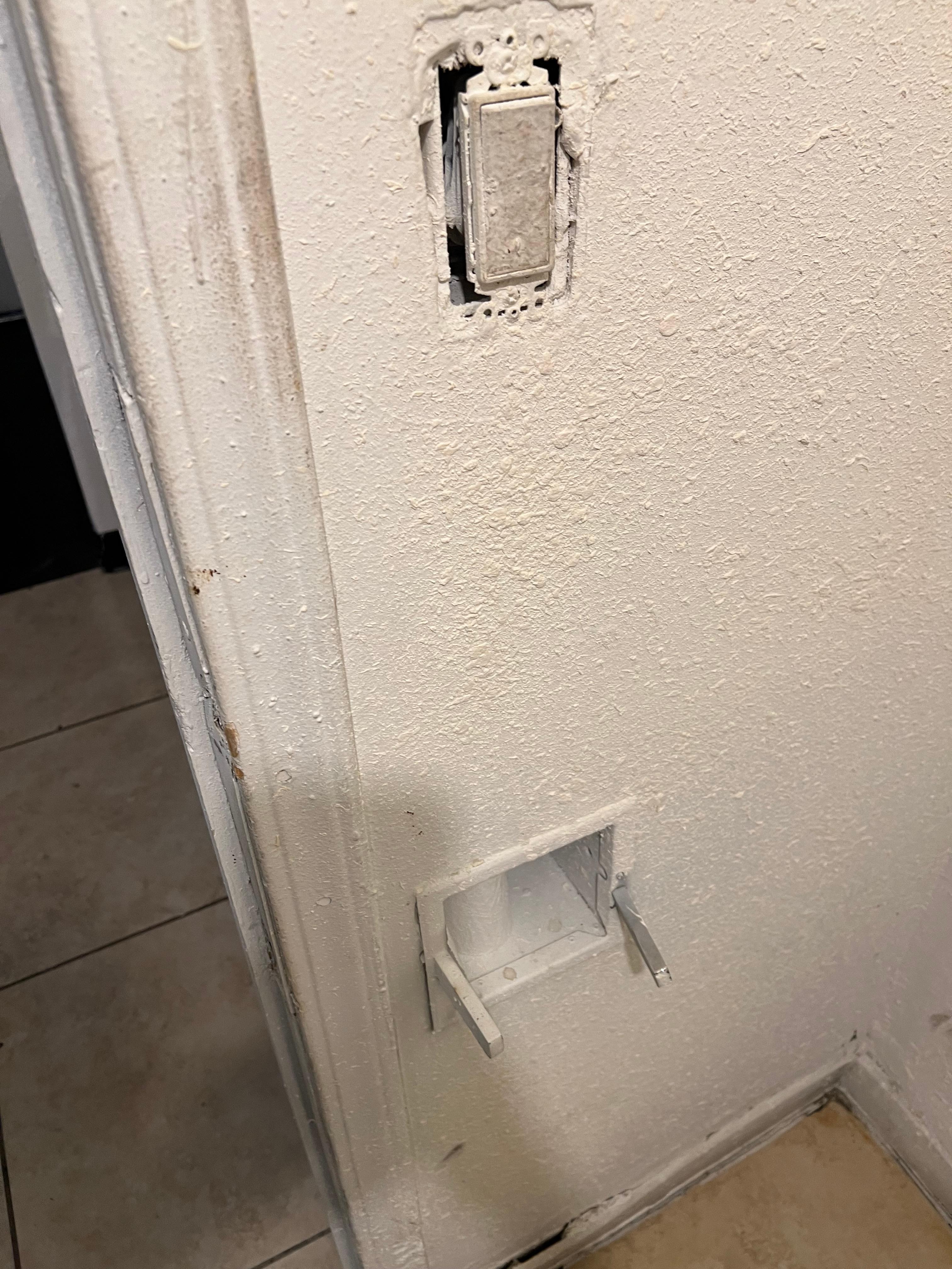 Bathroom is so dingy and scary dirty