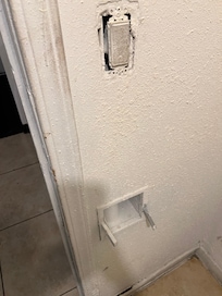 Bathroom is so dingy and scary dirty