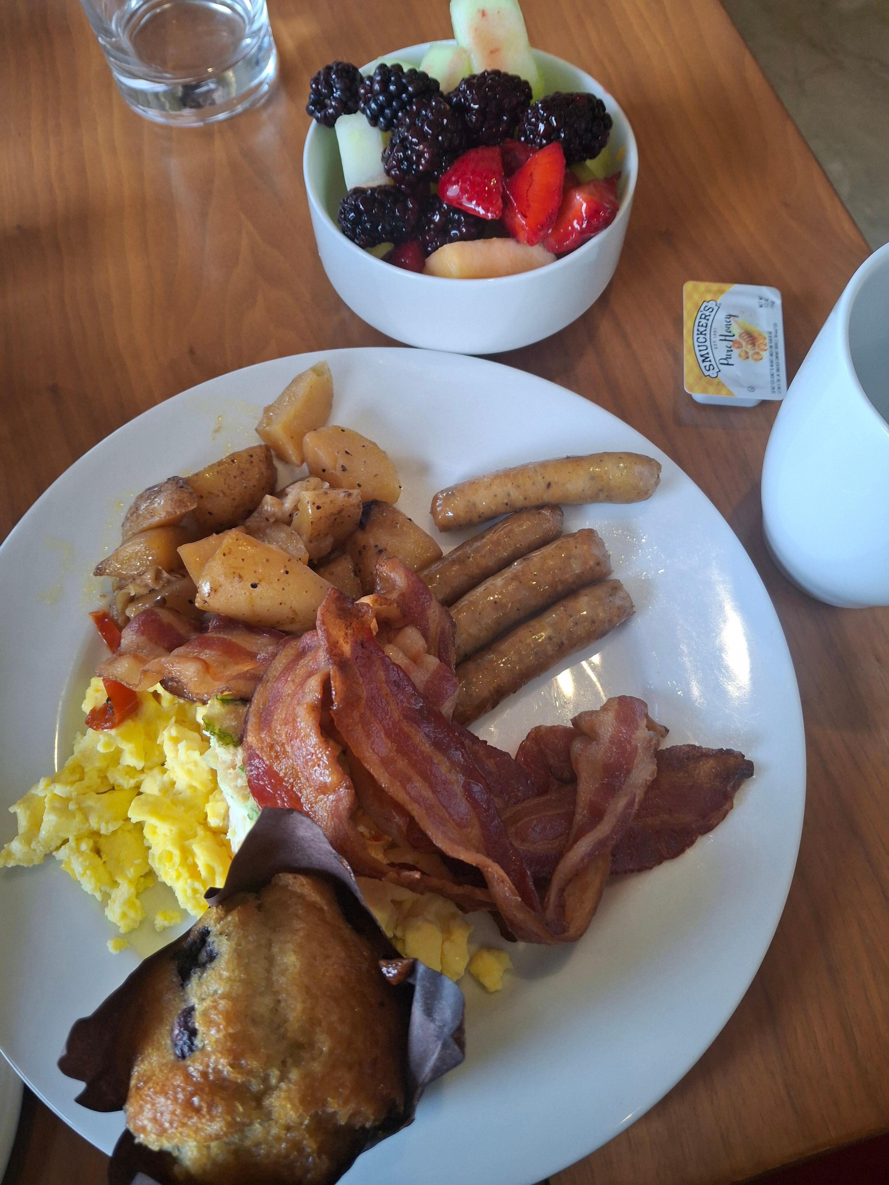 Breakfast buffet in the Quench restaurant!