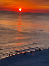 Sunset from room balcony.