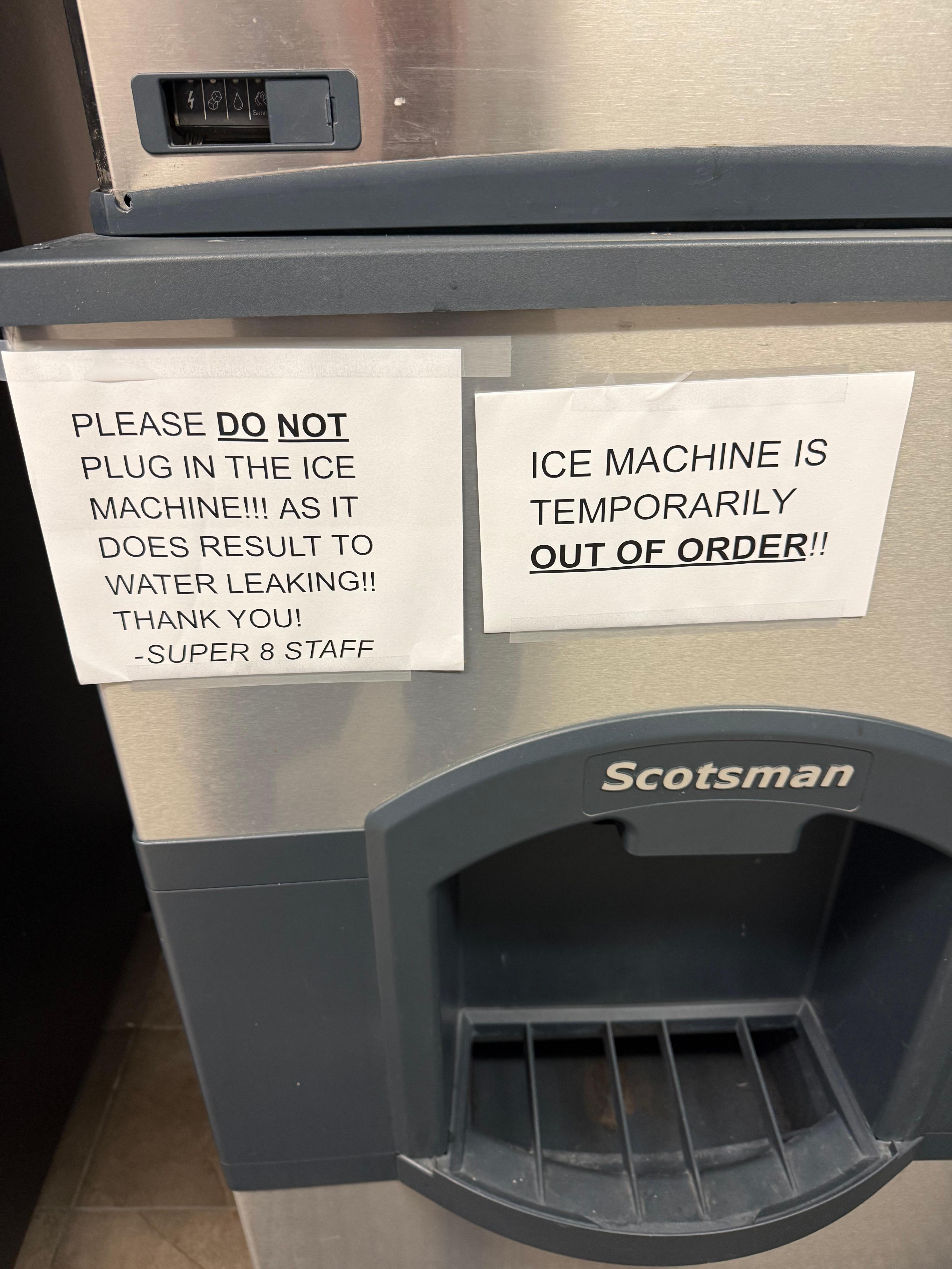 No ice