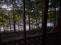 View from deck in the morning.
