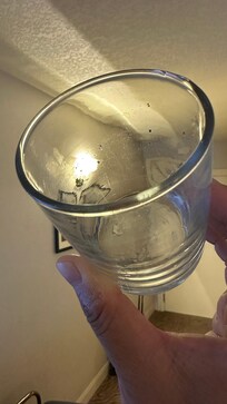 Dirty glass