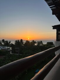 Sunrise from our balcony