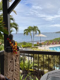 View out lower lanai/deck from LR